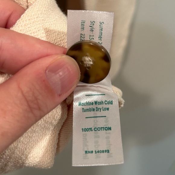 Marine Layer Boucle Cardigan in Antique White Size Large - Picture 8 of 9